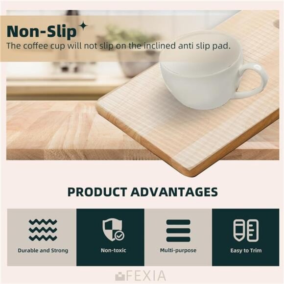 Shelf Liners for Kitchen Cabinets Non-Slip Drawer Liner 12 Inches x 20 FT - Picture 4 of 8